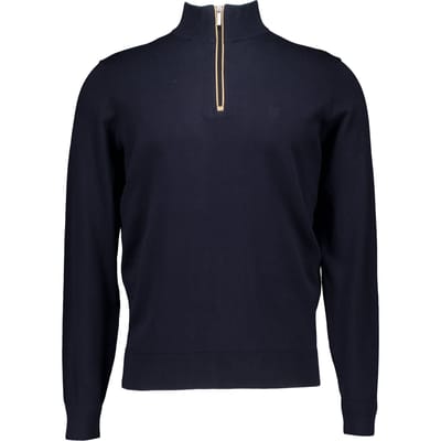 Bugatti Herren Pullover 1/1 Arm  Donkerblauw 7500-15510e