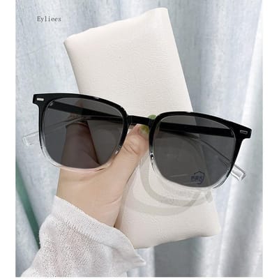 Lunettes de soleil populaires pour femmes à la mode, voyage en extérieur, monture carrée, lunettes de soleil pour myopie tendance, lunettes pour myopie, lunettes de soleil 0 à -4.0 -4.0