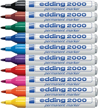 Edding Permanent Markers 2000 10 stuks