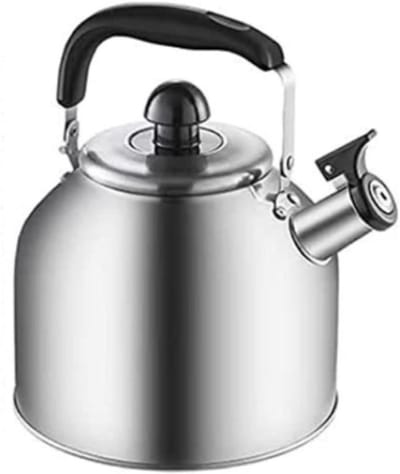Waterkoker Met Fluitje - Theepot Koken - Water Verwarmen - Roestvrij Staal - 5 Liter - A