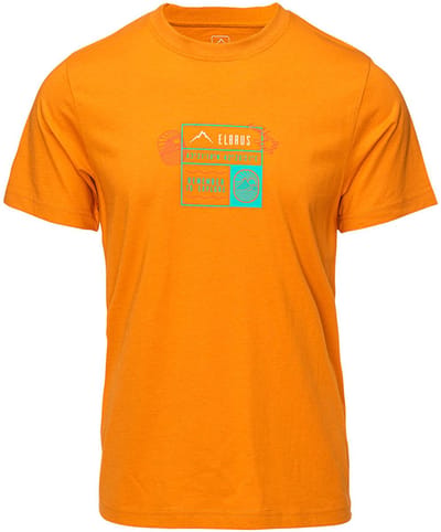 Elbrus Gisli T-shirt Met Korte Mouwen Oranje L Man
