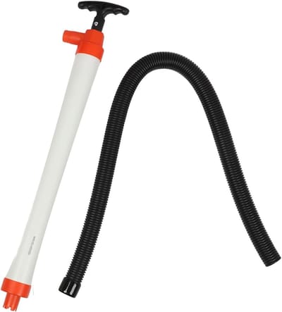 Handmatige Lenspomp - Waterpomp Boot - Water Afvoeren - Duurzaam Kunststof - 1 Stuk - Wit