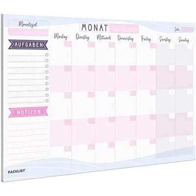 Onafhankelijke A4 Maandplanner - Georganiseerd Gezin met Doelen en Takenlijst - Duurzaam Papier