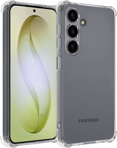 Hoesje - Geschikt voor Samsung Galaxy S26 - Sterk & Shockproof - Siliconen Case - Back Cover - Telefoon Hoes Shock Proof - Telefoonhoesjes - Transparant