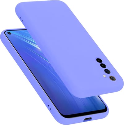 Cadorabo Hoesje geschikt voor Realme 6 4G / 6s in LIQUID LICHT PAARS - Beschermhoes gemaakt van flexibel TPU silicone Case Cover