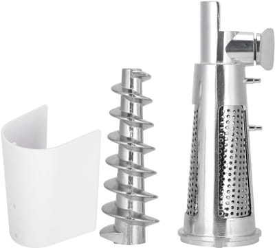 Dailygoods- Vleesmolen Accessoires - Filterhuls - Schroefas - Keerschot - Aluminiumlegering - Voor Sapcentrifuge