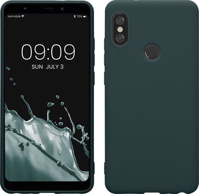 kwmobile telefoonhoesje geschikt voor Xiaomi Redmi Note 5 (Global Version) / Note 5 Pro - Hoesje voor smartphone - Back cover in leisteen