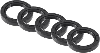 Universele Dubbele Lip Olieafdichting met Stalen Veer voor Roterende As 45x65x10mm, Hoge Druk NBR Rubber, 5 Stuks, Afdichtingsring, Duurzaam en Betrouwbaar