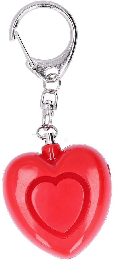 ONF3 - Persoonlijk Alarm - Zelfverdedigingsalarm - 130dB Geluidsniveau - Rood - Veiligheidsaccessoire - Geschikt voor Vrouwen en Kinderen