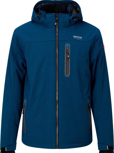 Nordberg Nick - Softshell Outdoorjas Heren - Petrol Melange - Maat M
