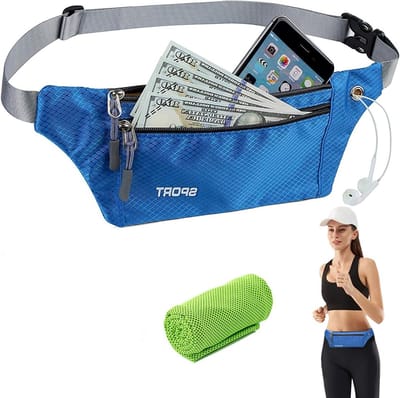 Stijlvolle Heuptas voor Hardlopen, Ideaal voor Telefoon en Geld, Waterdichte Sporttas voor Jogging en Fitness