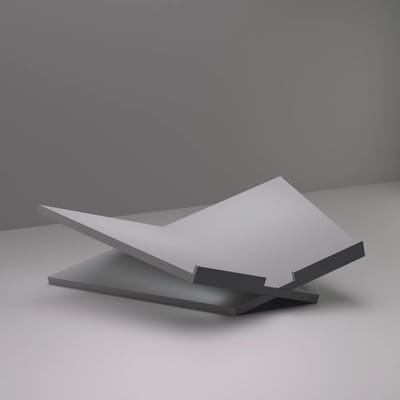 3d-gezellig Boekenstandaard - Boekensteun - Boekenhouder - Book Holder - 37*25*8 cm - Grijs - 100% gerecycled PLA (bioplastic)
