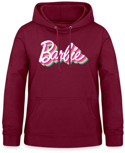Barbie Kleurrijk Logo Hoodie Dames