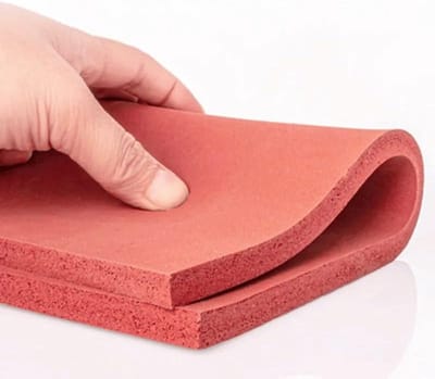 Foam Plaat - Sponsbord Siliconen - Afdichten en Isoleren - Hoge Temperatuur Corrosie - 250 x 250 x 8mm - Zwart