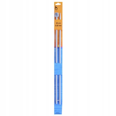 Pony Teflon Rechten Breinaalden - 5,5 mm x 35 cm