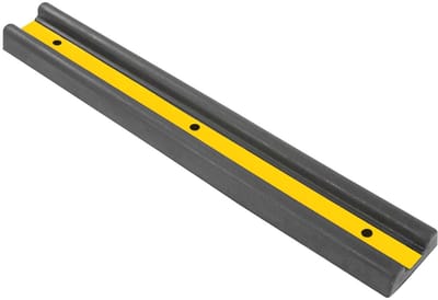 MORION Schokdemper - stootbalk - 1000 x 160 x 50 mm - Geel Zwart Geel, zwart