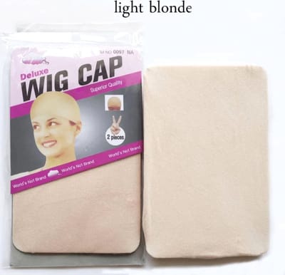 Pruikennetten 4Stuks Wig Cap - licht blonde Strenchy Caps