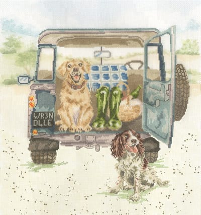Borduurpakket Paws for A Picnic - Bothy Threads