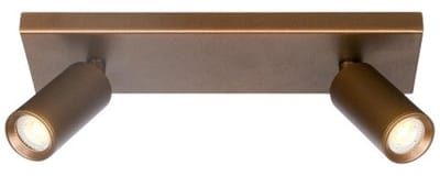 Freelight - Spot Scolo 2 lichts L 28 cm brons goud
