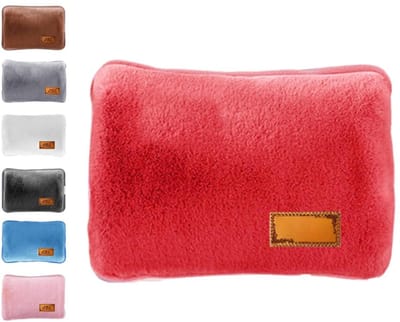 Zylo® Oplaadbare Kruik - Elektrische Kruik - Draagbare Elektrische Handwarmer - 26x19x6cm - Rood