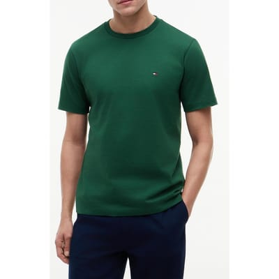 Tommy Hilfiger Ess Seasonal Regular Fit Tee Street Green Größe: S | Basic T-Shirts Outlet | Herren | Grün