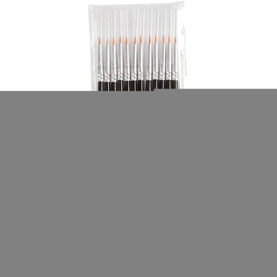Gold Line penselen, afm 2, L: 17 cm, B: 2 mm, rond, 12 stuk/ 1 doos