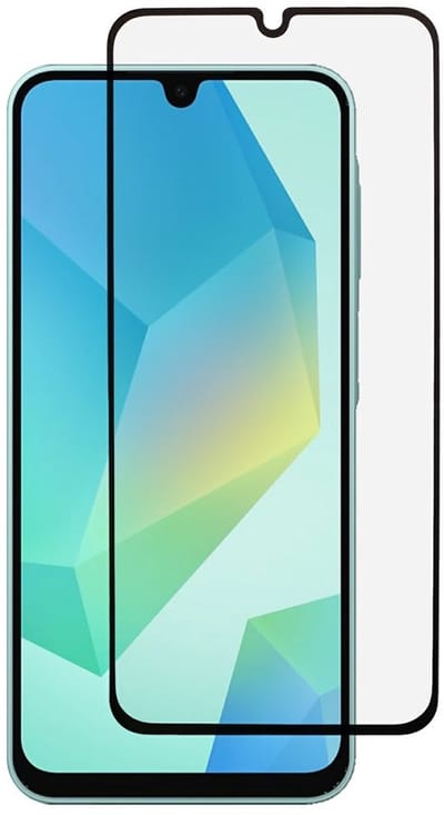 Coverup Screen Protector - Geschikt voor Samsung Galaxy A17 Screen Protector - Coverup Full-Cover 9H Tempered Glass - Zwart