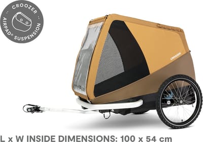 Croozer Dog Tammo Hondenfietskar - XXL Zonsonderganggeel