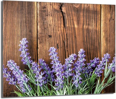 TMK ArtDeko - Glazen Beschermer - 60x52 - Lavendel - Hardglas