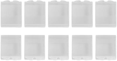 Allecto - Batterijenhouder - 10 Stuks - Vochtbestendig - Transparant - Batterijopslag - Geschikt voor 3/4/5/6 - Compact formaat