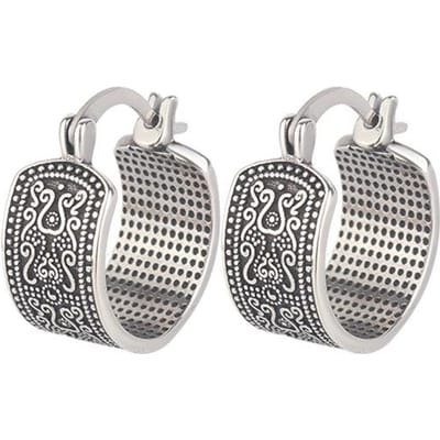 Oorbellen Voor Dames Trendy Eenvoudig Retro Bloem Oorbel Sieraden Voorkomt Allergie Feest Accessoires gray