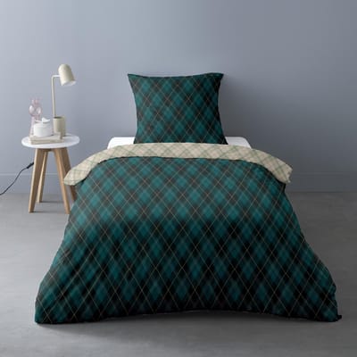 Luxe Flanel dekbedovertrek 1 persoons Nahor