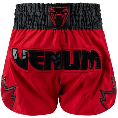 Venum Inferno Muay Thai Shorts Rood Antraciet Grijs Zwart - M