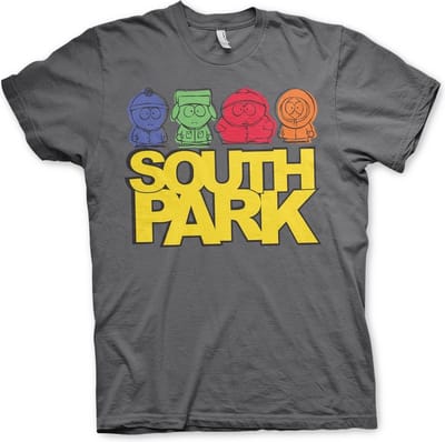 South Park Sketched T-Shirt Dark-Grey-S