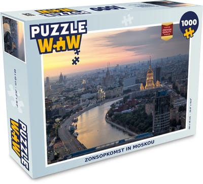 Puzzel Zonsopkomst in Moskou - Legpuzzel - Puzzel 1000 stukjes volwassenen