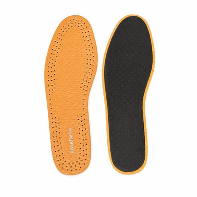 Hypedpair Leren inlegzolen | Leer | Lederen inlegzool | Schoenzolen | Maat 41-42 | 2 stuks / 1 paar | Bruin | Inlegzolen | Zolen