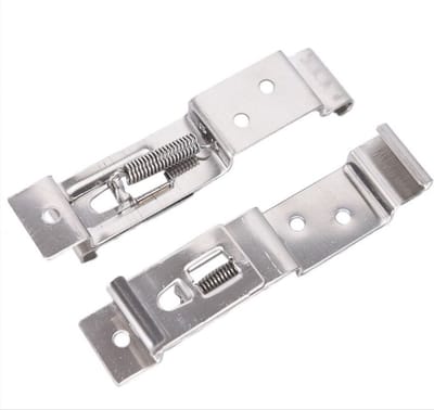 Kenteken houder RVS - Nummerplaat klemmen - Kentekenplaat houders - Frame beugels - Plaat clips - Auto onderdelen - 2 stuks - Jonyx