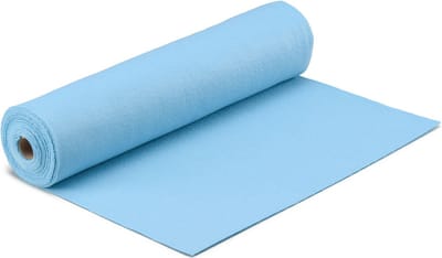 Vaessen Creative Vilt op Rol - Lichtblauw - 1 mm - 45 cm x 5 m