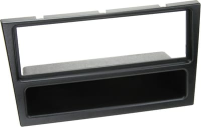 1-DIN Paneel geschikt voor met aflegbakje.Subaru - Nissan -Opel - Renault - Suzuki Kleur: Zwart