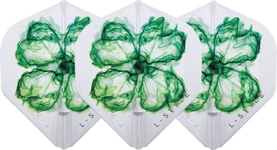 L-Style Champagne Flight EZ L1 Standard Robyn Byrne V2 Clear - Dart Flights