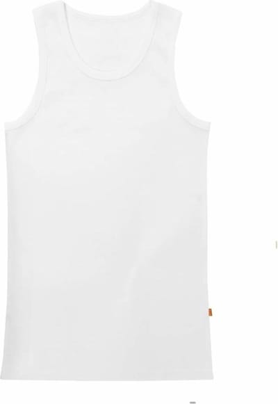 Heren Singlet (ribkatoen) - Wit  - CLAESEN'S