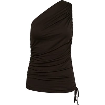 Dames-T-shirt Soaked in Luxury Hanadi One Shoulder