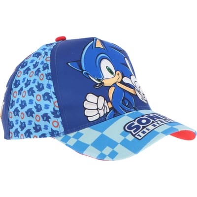 Sonic the Hedgehog Kinderpet – Blauwe Baseball Cap – Verstelbare Pet 52-54 cm – Jongens – Officiële Sonic Cap