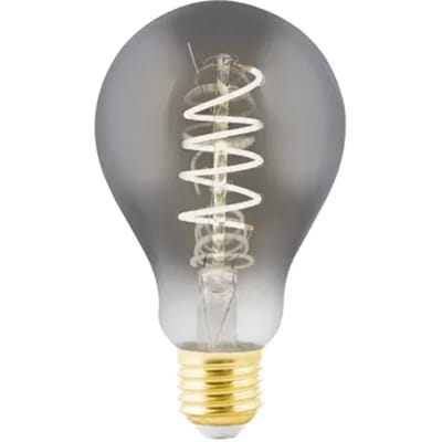 Eglo Ledfilamentlamp Peertje - Smoke - D7,5cm - Dimbaar - Warm Wit - E27 - 4w