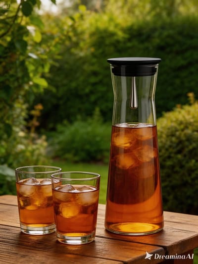 Simax Indis Serveerkaraf – Glas met Kunststof Deksel 1.1L