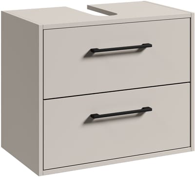 Badplaats Wastafelkast Florence 60 x 35 x 47 cm – Cashmere – Onderkast met Uitsparing