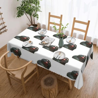 Remy Ratatouille Pak Aangepaste Rechthoekige Tafelkleed Waterdichte Tafelhoes voor Eetgelegenheden Tafelkleed 137x183cm
