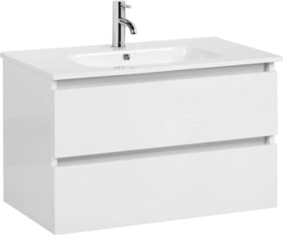 Ben Limara Badkamermeubel Set - 81x46,5x52 cm - Voorgemonteerd - Wit - Wastafelmeubel - Badmeubel