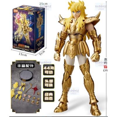 BLOKEES Original Saint Seiya Doré DRAGON SHIRYU CAPRICORNE SHURA CANCER DEATHMASK Classe CHAMPION Figurine d'Action Jouets Anime Cadeau