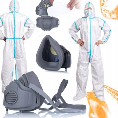 Rosfix Beschermingsmasker KN95 Set - Herbruikbaar Masker met Siliconen Kraag